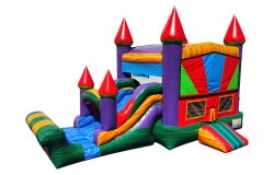 Rainbow Castle Combo Wet Or Dry
