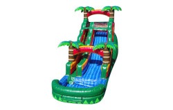 15ft Green Breeze Water Slide