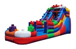 15ft Block Party Water Slide